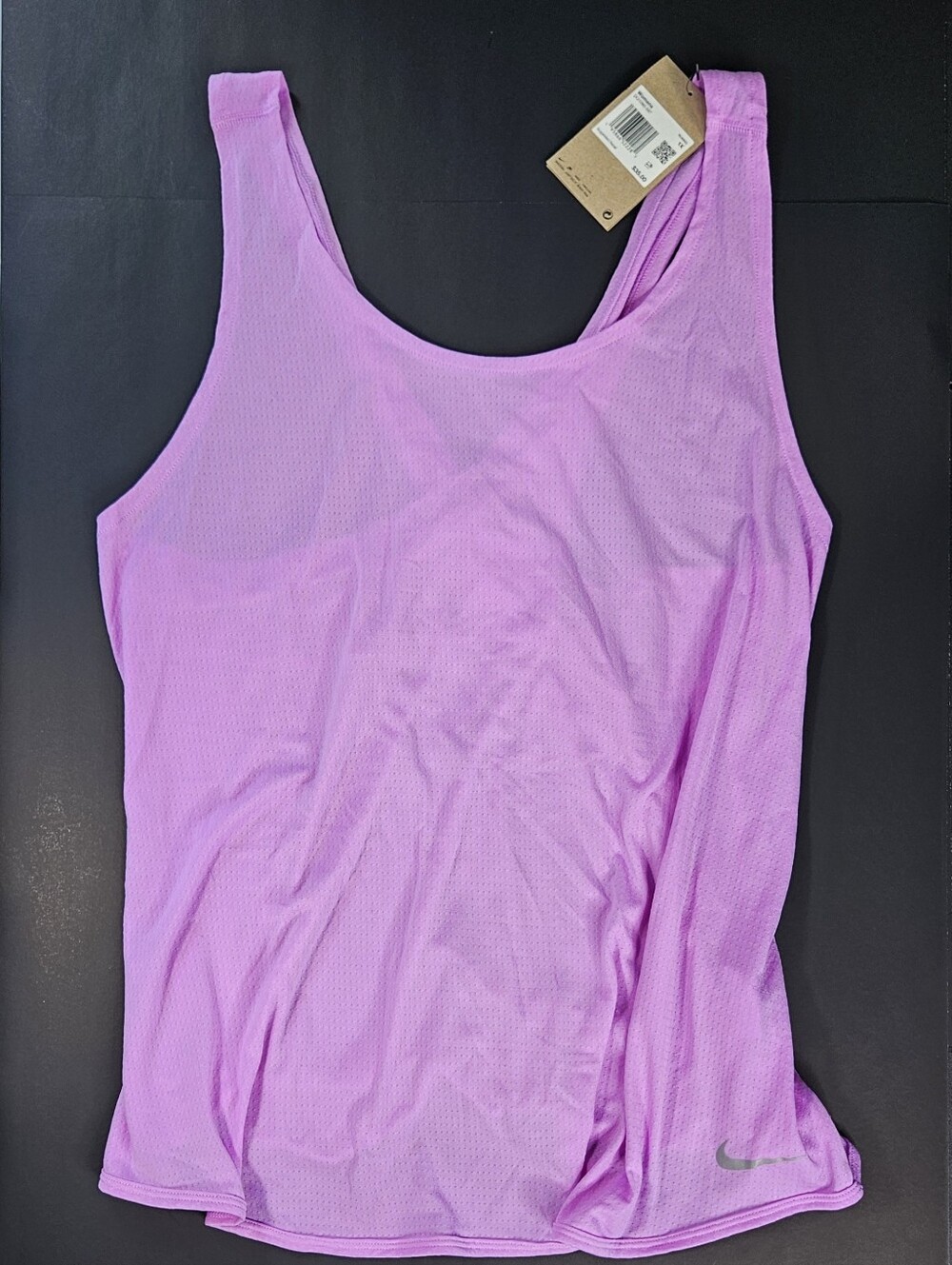 Nike women's Breathe COOL running racerback tank light fuschia NEW size 1X